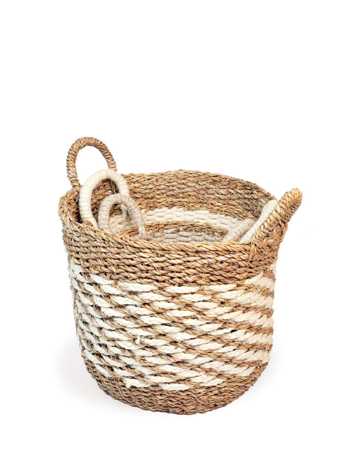Ula Mesh Basket - Natural - Plant Paradise Boutique