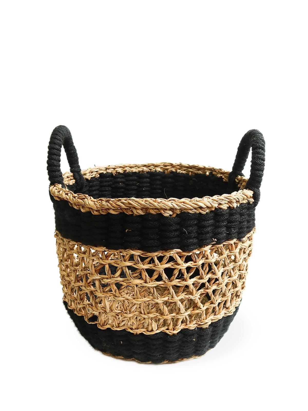 Ula Mesh Basket - Black - Plant Paradise Boutique