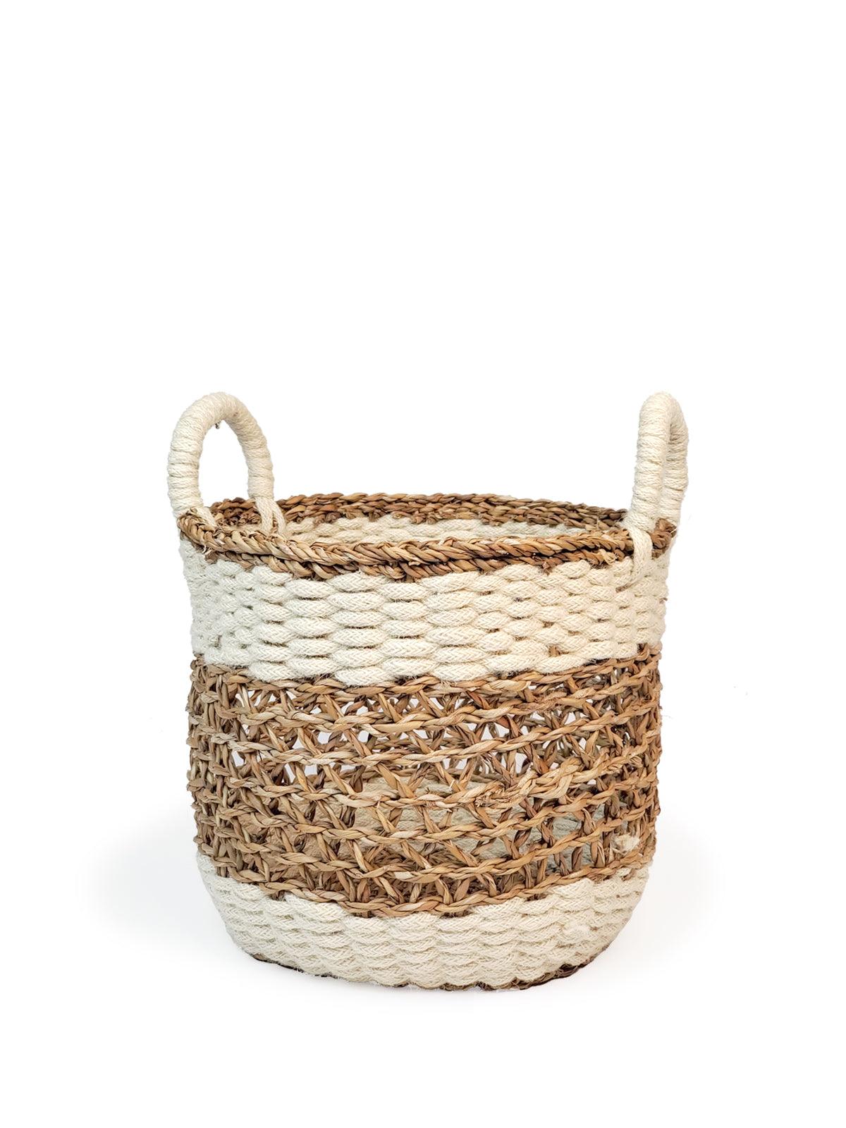 Ula Mesh Basket - Natural - Plant Paradise Boutique