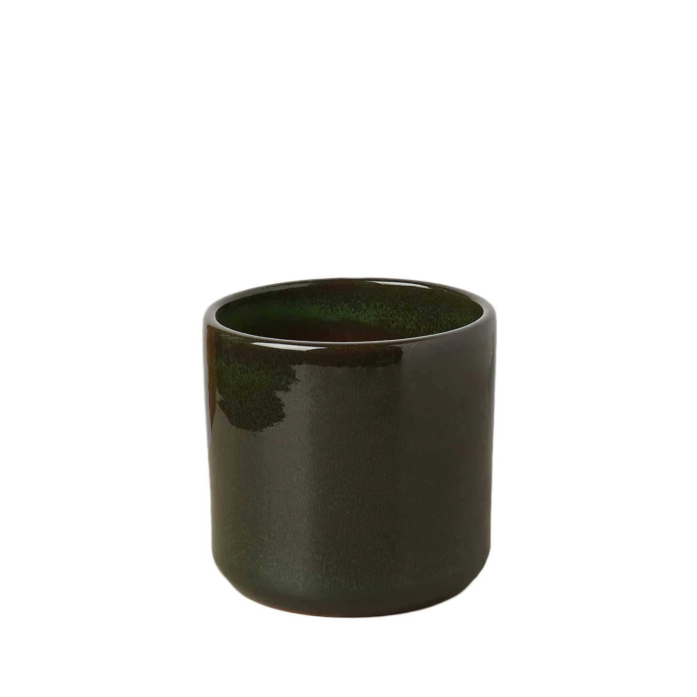 Green Cylinder Pot - Plant Paradise Boutique